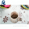 高品質のカスタムコーヒーティークリエイティブ家庭用セラミックカップ